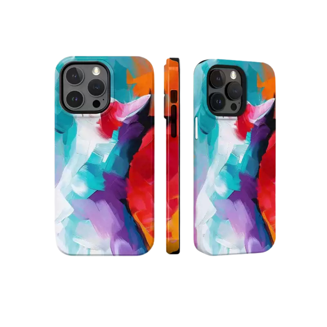 Vibrant Strokes  - Iphone case