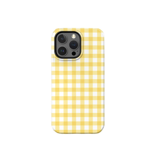 Golden Gingham - Iphone case - Berry Cases